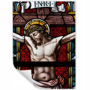 Obraz Plakat 32x45cm Jezus Krzyż Religijne Wzory