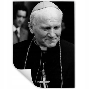 Obraz Plakat 32x45cm KAROL WOJTYŁA Religijne Wzory