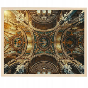 PLAKAT 29,7x42 cm OBRAZ Religijny Kościół Wzory