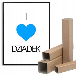 PLAKAT 29,7x42cm LOVE DZIADEK Dzień Dziadka Wzory