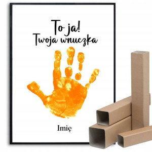 PLAKAT 29,7x42cm Twoja Wnuczka Dzień Babci Wzory