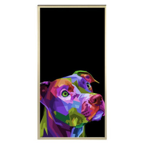 Plakat 60x120cm Pop Art Dogs Geometryczne Wzory