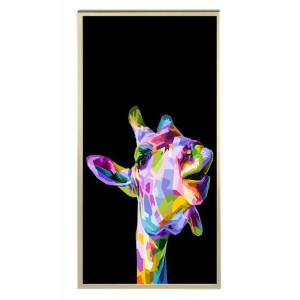 Plakat 60x120cm Pop Art Giraffe Geometryczne Wzory