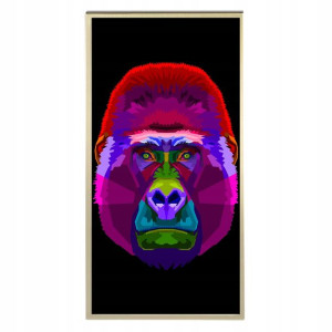 Plakat 60x120cm Pop Art Goryl Geometryczne Wzory