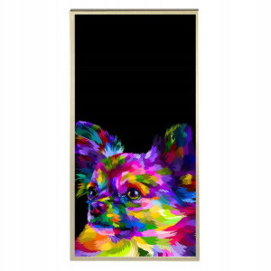 Plakat 60x120cm Pop Art Pieski Geometryczne Wzory