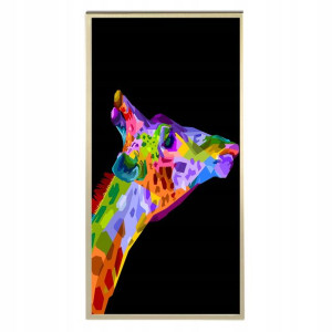 Plakat 60x120cm Pop Art Żyrafy Geometryczne Wzory