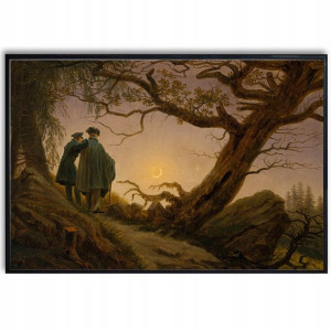 PLAKAT 91x61cm Dwóch Mężczyzn Friedrich Top Wzory