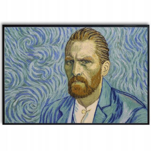 PLAKAT 91x61cm Obraz Autoportret Van Gogh Wzory