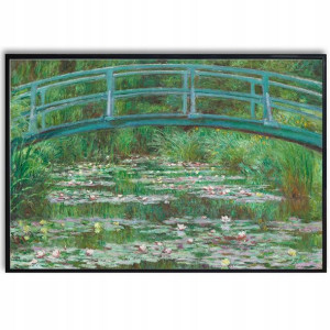 PLAKAT 91x61cm Obraz Most nad Stawem Dużo Wzorów