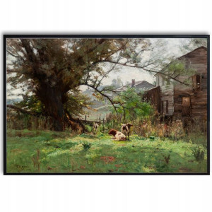 PLAKAT 91x61cm Obraz Stary Młyn Art Dużo Wzorów