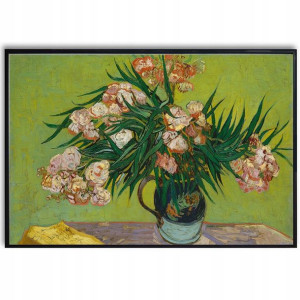 PLAKAT 91x61cm Obraz Waza z Oleandrami Dużo Wzorów