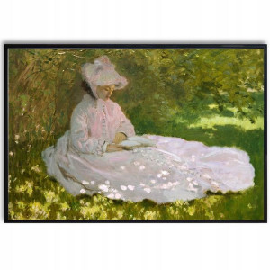 PLAKAT 91x61cm Obraz Wiosna Claude Monet Art Wzory