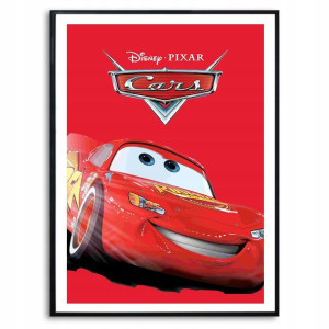 PLAKAT A3 29,7x42cm AUTA BAJKA DZIECI Top Wzory