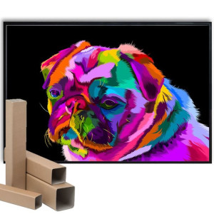 Plakat A3 29,7x42cm Buldog Angielski POP ART Wzory