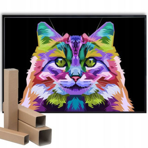 Plakat A3 29,7x42cm Kot Kitty POP ART Różne Wzory