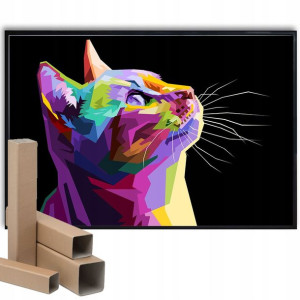 Plakat A3 29,7x42cm Kotek Cat POP ART Różne Wzory