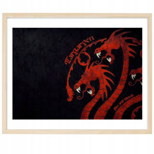 PLAKAT A3 29,7x42cm Lannister Stark Dużo Wzorów