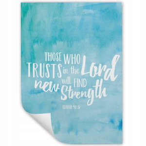 Plakat A3 29,7x42cm Religijne Religia Cytaty Wzory