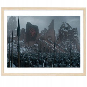 PLAKAT A3 29,7x42cm XL Ogień i Krew Seria Wzory