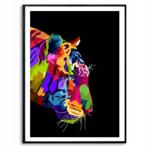 PLAKAT A3 Dekoracyjny DZIKIE GEOMETRYCZNE Wzory