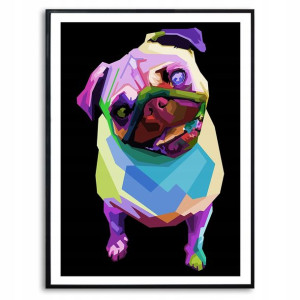 PLAKAT A3 Dekoracyjny PIESEK GEOMETRYCZNE Wzory