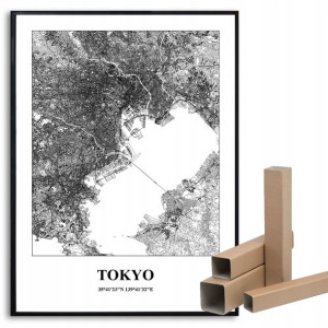 Plakat A3 dla Podróżnika Miasta Świata TOKIO Wzory