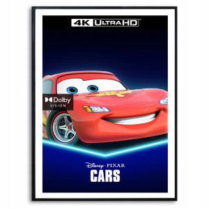 PLAKAT A3 do Pokoju Dziecka BAJKA AUTA FILM Wzory