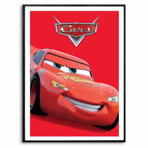 PLAKAT A3 do Pokoju Dziecka ZYGZAK AUTA Top Wzory