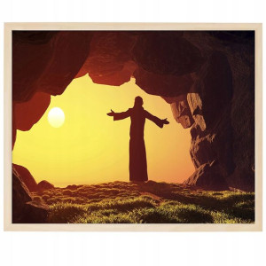 PLAKAT A3 OBRAZ Jezus Zmartwychwstanie Mix Wzory