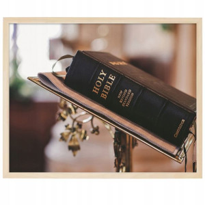 PLAKAT A3 OBRAZ Religijny Biblia Modlitwa Wzory