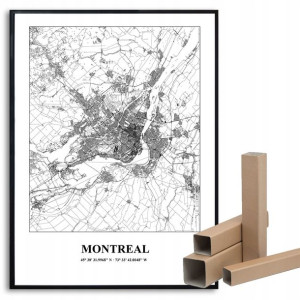 Plakat A3 Podróżnika Miasta Świata MONTREAL Wzory