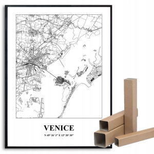 Plakat A3 Podróżnika Miasta Świata VENICE Wzory