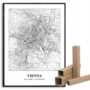Plakat A3 Podróżnika Miasta Świata WIEDEŃ Wzory