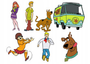 Zestaw Postaci Na Tort Scooby Doo 9cm7szt Y6