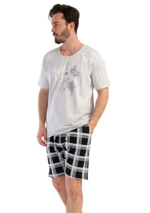 Piżama Męska bawełniana krótki Vienetta 3XL + size