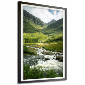PLAKAT DEKORACYJNY 30x40cm Duży GÓRSKA RZEKA Wzory