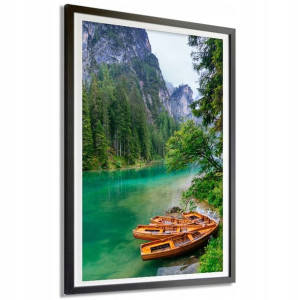 PLAKAT DEKORACYJNY 50x70cm Duży GÓRY ŁODZIE Wzory