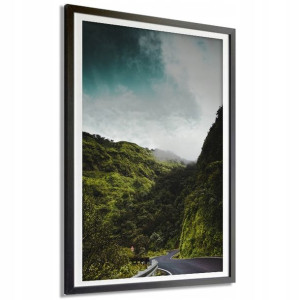 Plakat Dekoracyjny 50x70cm Krajobraz Lasy Wzory