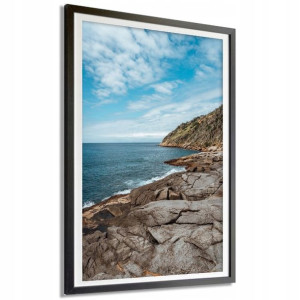 Plakat Dekoracyjny 50x70cm Wybrzeże Klify Wzory