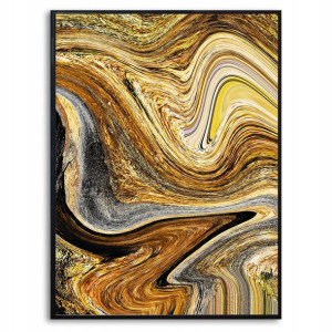 PLAKAT DEKORACYJNY A3 Obraz na Ścianę MARBLE Wzory