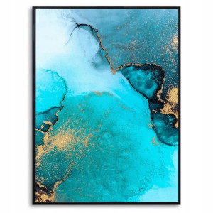 PLAKAT DEKORACYJNY A3 Obraz na Ścianę MARBLE Wzory