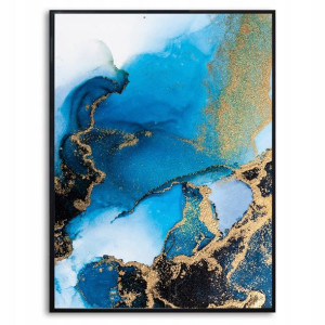 PLAKAT DEKORACYJNY A3 Obraz na Ścianę MARBLE Wzory