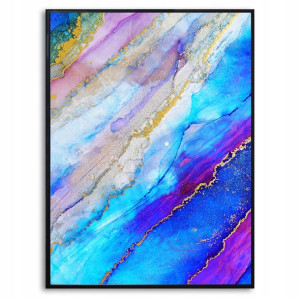 PLAKAT DEKORACYJNY A3 Obraz na Ścianę MARBLE Wzory