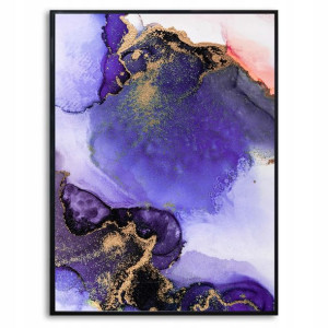 PLAKAT DEKORACYJNY A3 Obraz na Ścianę MARBLE Wzory