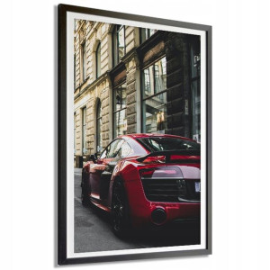 Plakat Duże Xxl 140x100cm Audi R8 Supercar Wzory