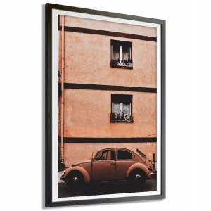 Plakat Duże Xxl 140x100cm Garbus Samochody Wzory