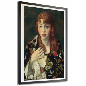 Plakat Duży 91x61 Portret Japońska Chusta Wzory