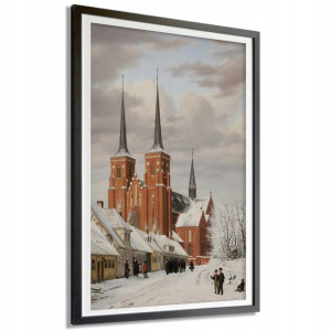 Plakat Duży 91x61 Ulica W Roskilde Obraz Mix Wzory
