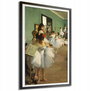 Plakat Duży 91x61cm Degas Obraz Lekcja Tańca Wzory