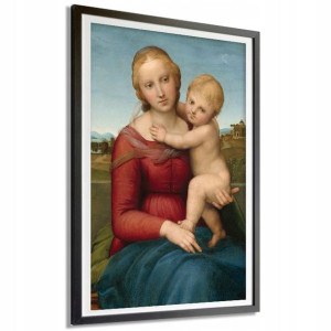 Plakat Duży 91x61cm Madonna Z Dzieciątkiem Wzory